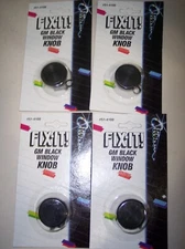 Window Handle Crank Knob Black for GM Vehicles 1970 up  Set of 4 New Older Stock