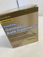 GoodSense Soothing Oatmeal Bath Treatment  Single Use Bath Treatments 4 Packs