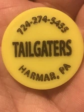 Plastic Trade Token - Tailgater’s - Harmar, Pennsylvania 