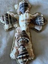 Cross Featuring King Crowns And Kitten Paws 8" x 5"