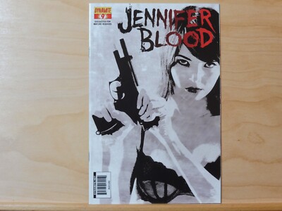 Dynamite Comics:  JENNIFER BLOOD Vol. 1 #9  2012  B&W Retailer Incentive Variant