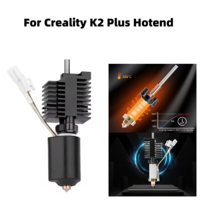 Hot End Heating Block Extrusion Nozzle Kit For Creality K2 Plus 3D Printer Parts