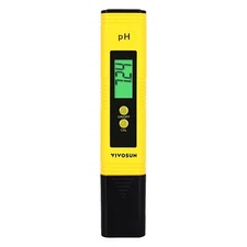 VIVOSUN Digital Ph Meter, 0.01Ph High Accuracy Pen Type Ph Tester for Hydroponic