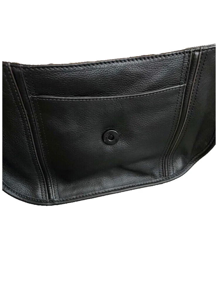 Bolso Bandolera Aimee Kestenberg Cuero Sillín - Feroz y Negro Foto 3 de 4