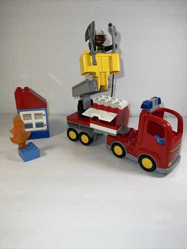 Lego Duplo 10592 Fire Truck Building Toy Set Retired Fireman Vehicle *Complete* - Picture 6 of 15