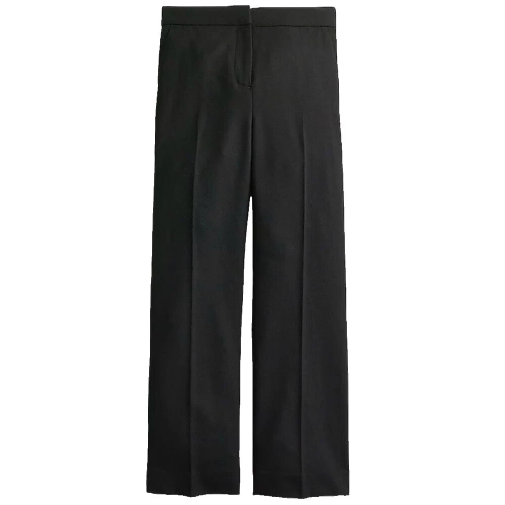 Pantalones negros de lana J.CREW para Mujeres