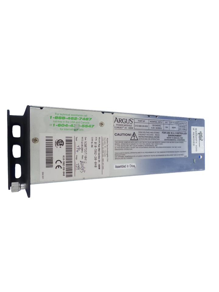 Argus Cordex CXRC 24-400W 010-582-20-XXX Power Module Power Supply | eBay