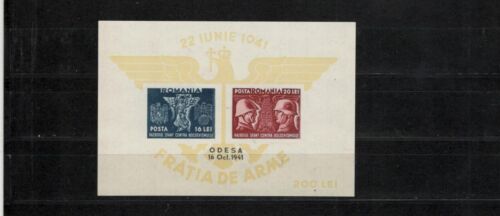 [G568] Romania 1941 Germany Brotherhood Reich Odesa OVP MI. 25 Euro MNH classic
