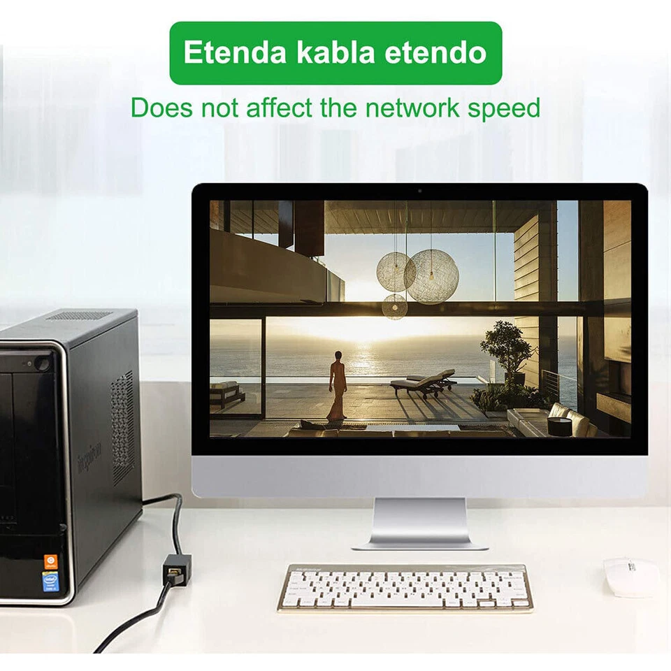 RJ45 линейная муфта Cat7 Cat6 Cat5e Cat5 Ethernet LAN сетевой кабель адаптер лот - Изображение 3 из 4