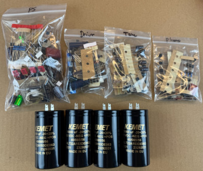 Sansui AU-717 Complete Rebuild Kit High-Quality Recap Transistors Relay AU-710