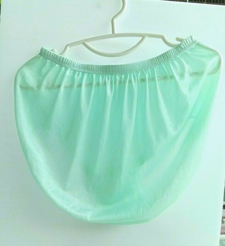 2Pcs Vintage Panties Silky Nylon Lingerie High Briefs Underwear Knickers SizeLLL - Picture 5 of 10