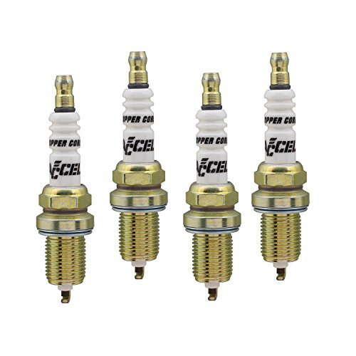 ACCEL PLUGS 07364 Accel Spark Plug U-Groove W/ Resistor Copper Electrode Core Ma