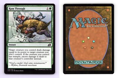 Ram Through #170/274 MTG Ikoria Lair Of Behemoths 2020 Common TCG Card