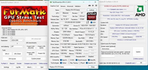 ASRock AMD Radeon RX 570 8GB GDDR5 RAM Gaming Graphics Card GPU DP HDMI DVI - Picture 14 of 14