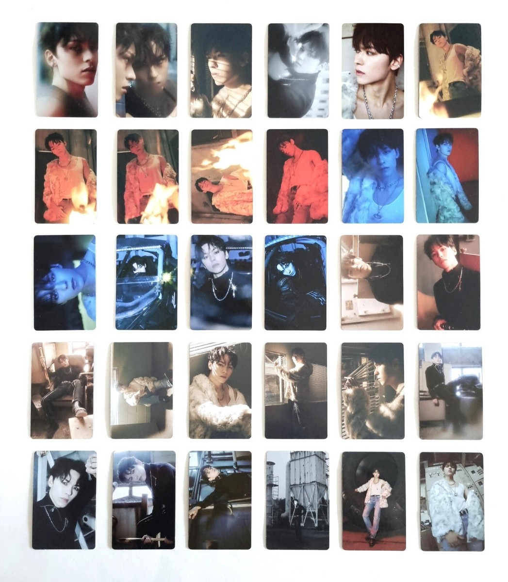 Seventeen Vernon Black Eye Trading Card Official Photocard Seventeen Vernon Black Eye Trading Card Official Photocard