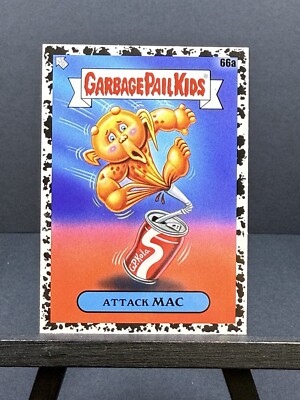 2023 GARBAGE PAIL KIDS GPK INTERGOOLACTIC BLACK PARALLEL Attack Mac 66a NM