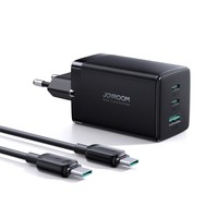 Joyroom Gan LadegeräT 65W, 2X USB-C & USB-A, Inkl. 100W Kabel