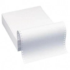 Alliance Computer Paper 9-1/2x11" Blank Clean Edge 1 Pt 20lb 2300/Ctn 80Ctn/PLT