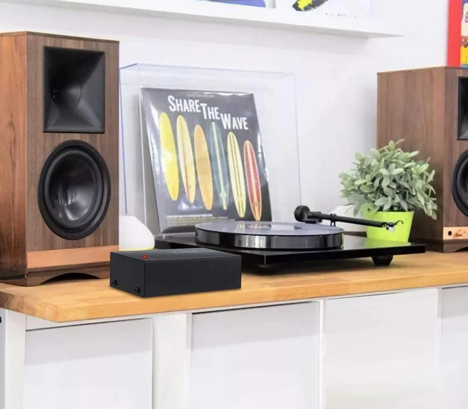 Phono Vorverstärker Mic Verstärker mit Netzteil Phono Vorverstärker Pre Amp - Bild 3 von 4