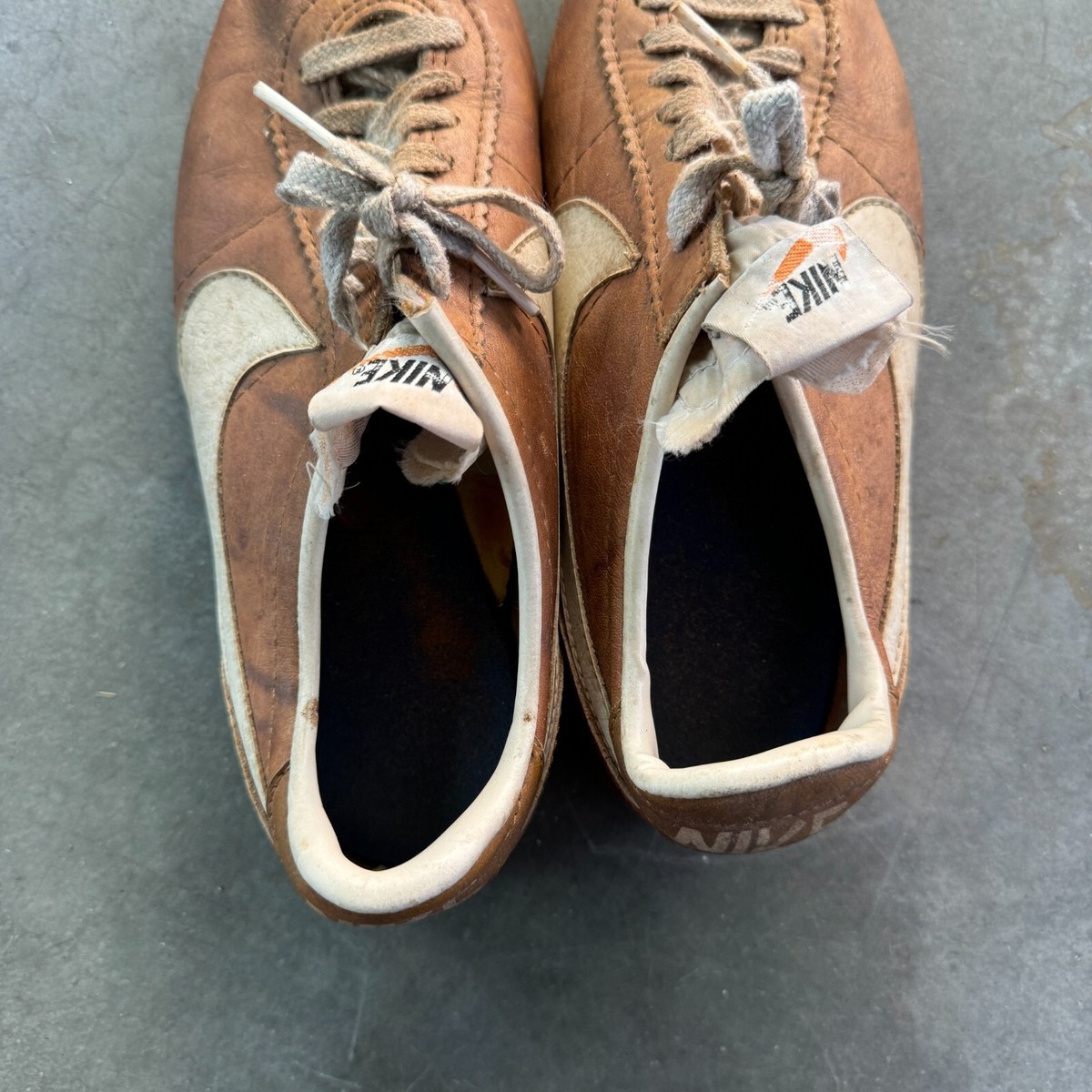 Vintage 1970s Nike Le Village Cortez Brown Leather Sneaker Vintage 1970s Nike Le Village Cortez Brown Leather Sneaker