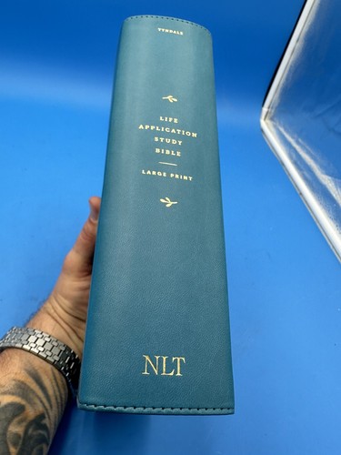 NLT Life Application Study Bible Third Edition Large Print LeatherLike ...