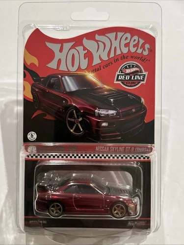 Hot Wheels Red Line Club 2024 sELECTIONs Car Nissan Skyline GT-R (BNR34) Sealed