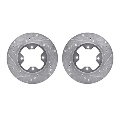 Dynamite Friction Disc Brake Rotor Set for 1979-1983 Nissan 280ZX 7002-67028