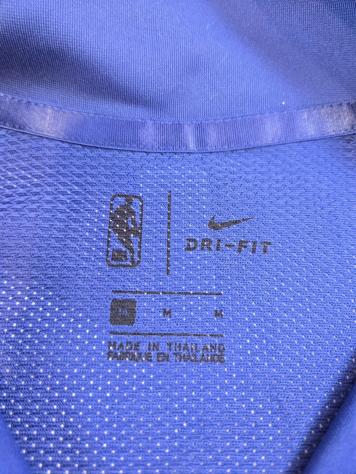 New York Knicks Shirt Quarter Zip Womens Medium Blue NBA Basketball Nike Dri-FIT - Image 4 of 4