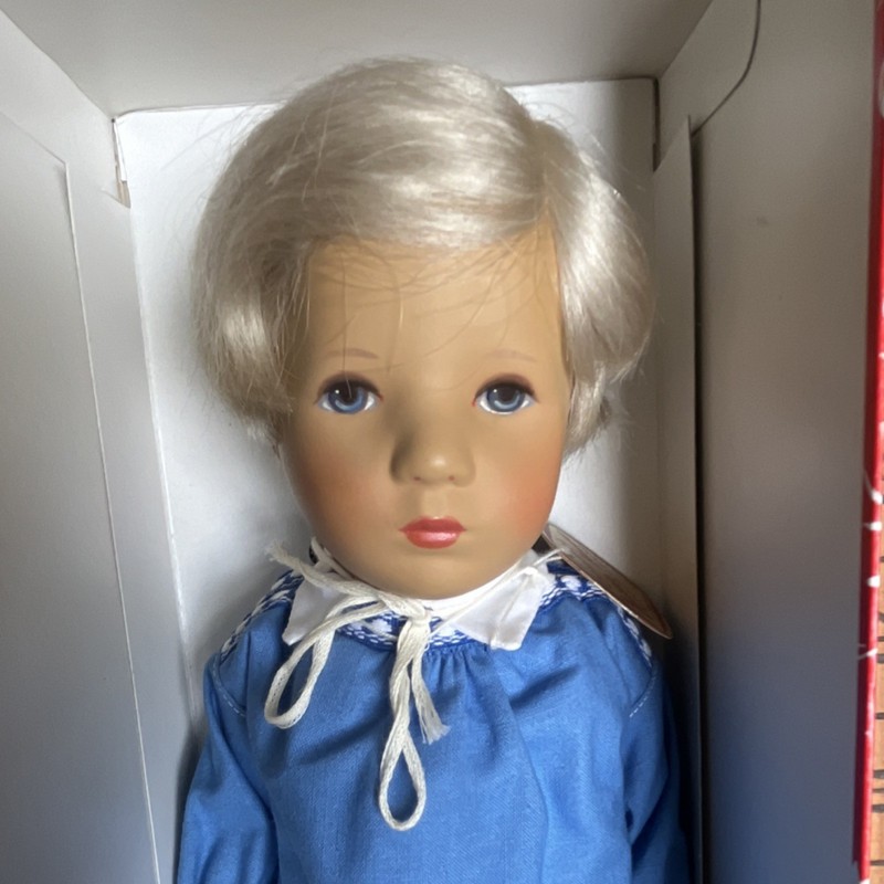 Käthe Kruse Jörgel 35H  14in Blonde Boy Original Box