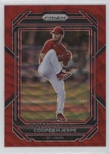 2023 Panini Prizm Ruby Wave Prizm Cooper Hjerpe #134 0u9w