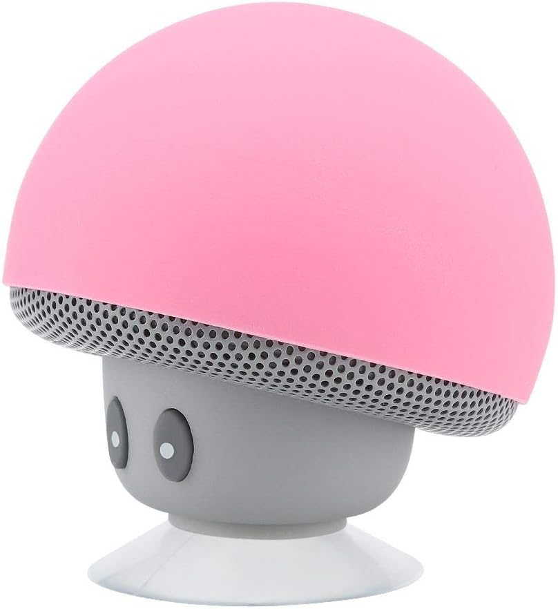 Mini Bluetooth Mushroom Speaker with Suction Cup 5V 3W Wireless Portable Audio