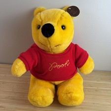 Vintage Sears GUND Walt Disney Company Winnie The Pooh Red Sweater Plush NWT
