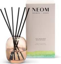 Image of NEOM Feel Refreshed Reed Diffuser 100ml Sicilian Lemon & Basil Natural New