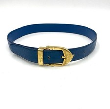 Cintura Louis Vuitton Epi Ceinture 85/34 originale in pelle blu Made in Franc...