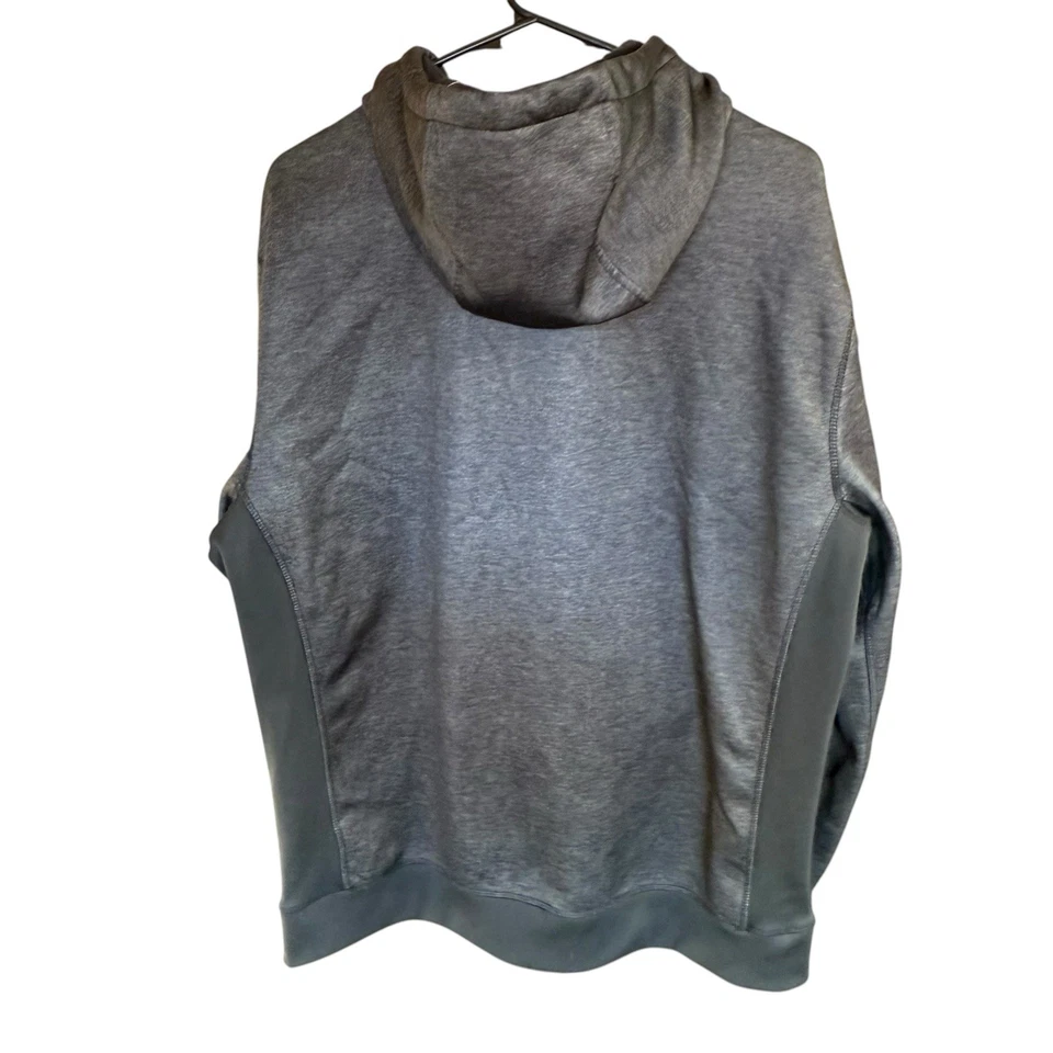 Sudadera con Capucha Burton MB Bonded Cremallera Completa Para Hombre Grande Forrada de Vellón Gris Foto 4 de 4