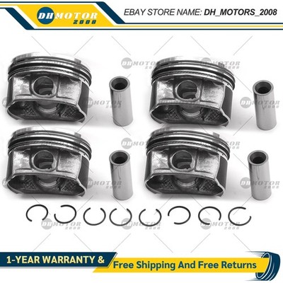 STD Pistons Rings Set Ø76.5mm for VW Jetta Golf Plus Tiguan Scirocco 1.4TSI CAVD