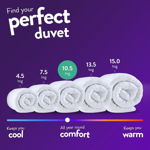 Slumberdown Climate Control 10.5 Tog Double Duvet - Picture 1 of 4