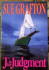 Product Image: Sue Grafton “J” is for Judgment Signed First Edition 1993 HC DJ Mystery Novel