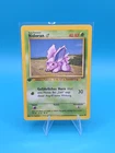 1ST EDITION Nidoran 55/102 German LP -Vintage Pokemon Card- Base Set (7q)