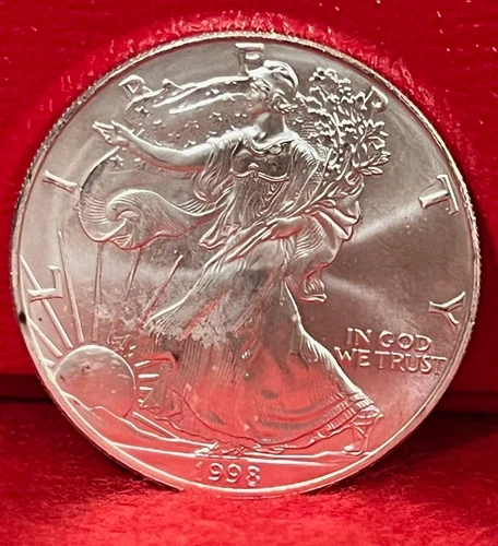 1998  Silver Eagle $1 Dollar 1oz Uncirculated .999