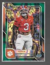 2025 Bowman Chrome U TJ PARKER Green Lava Refractor Mega Box Exclusive CLEMSON