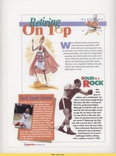 1994 Sports Heroes Feats & Facts Bloopers & Trivia Retiring on Top #16 READ 0u2j