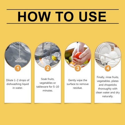 All Purpose Cleaner Gentle Multi-Use Formula for Produce and Dishes Cleaning