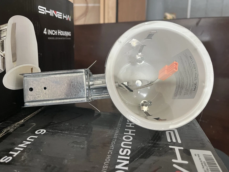Carcasa de luz empotrada remodelada de 4 pulgadas - Carcasas de luz empotradas LED -17 en total Foto 2 de 4