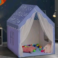 Kids Large Play House Tent, Starry Night Large Kids Playhouse- Glow in the Dark
