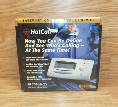 Command Communications Hotcall HC4000 Internet Call-Waiting Device & Caller ID