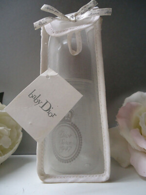 Rare DIOR BABY Boy Dove Grey Couture 7oz Shatterproof Sealed