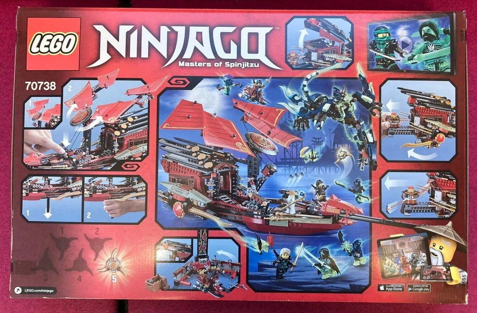 Lego 70738 Ninjago Final Flight of Destiny's Bounty 1207pcs SEALED - Image 3 of 3