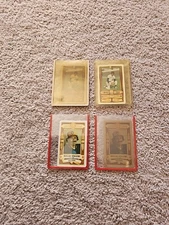 Lot Of 4 - 1982 PERMA-GRAPHICS CREDIT CARD ROLLIE FINGERS HOF White Gold Version