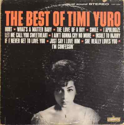 Timi Yuro The Best Of Timi Yuro Liberty Vinyl LP